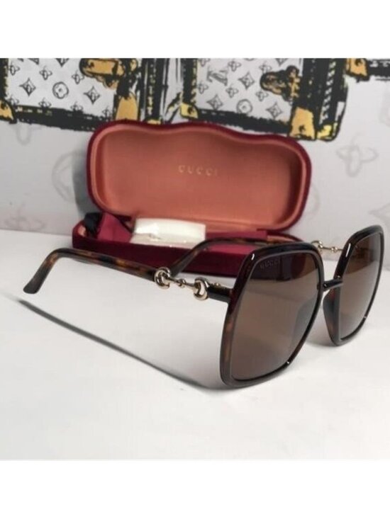 New Authentic Gucci Brown Sunglasses GG0890s 002 main image 9